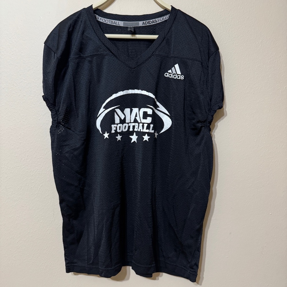 Adidas MAC 41 FOOTBALL Jersey Men's US Size XL BLACK WHITE SHIRT VINTAGE